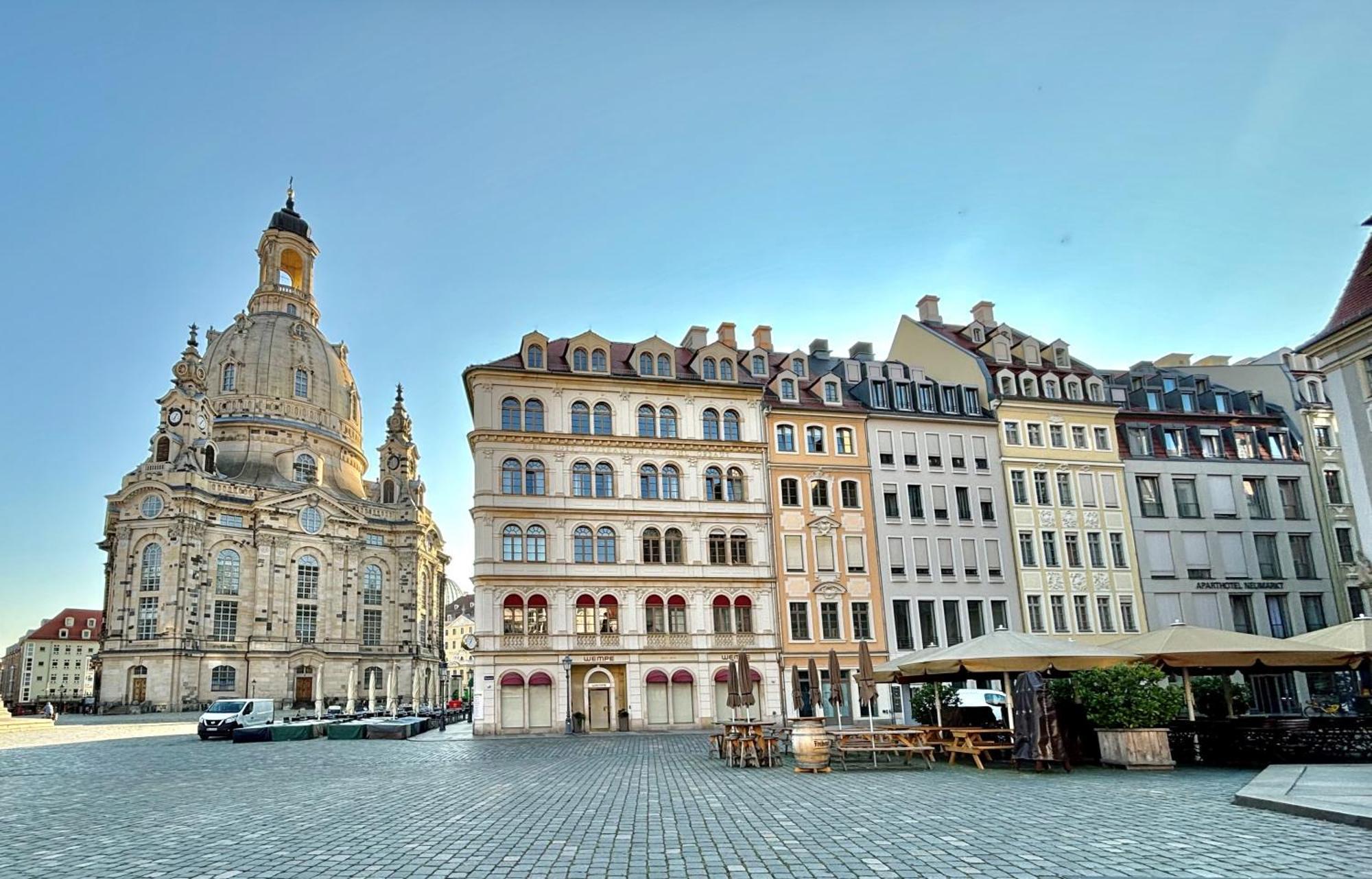 Familienapartment Am Neumarkt Lll Dresda Exterior foto